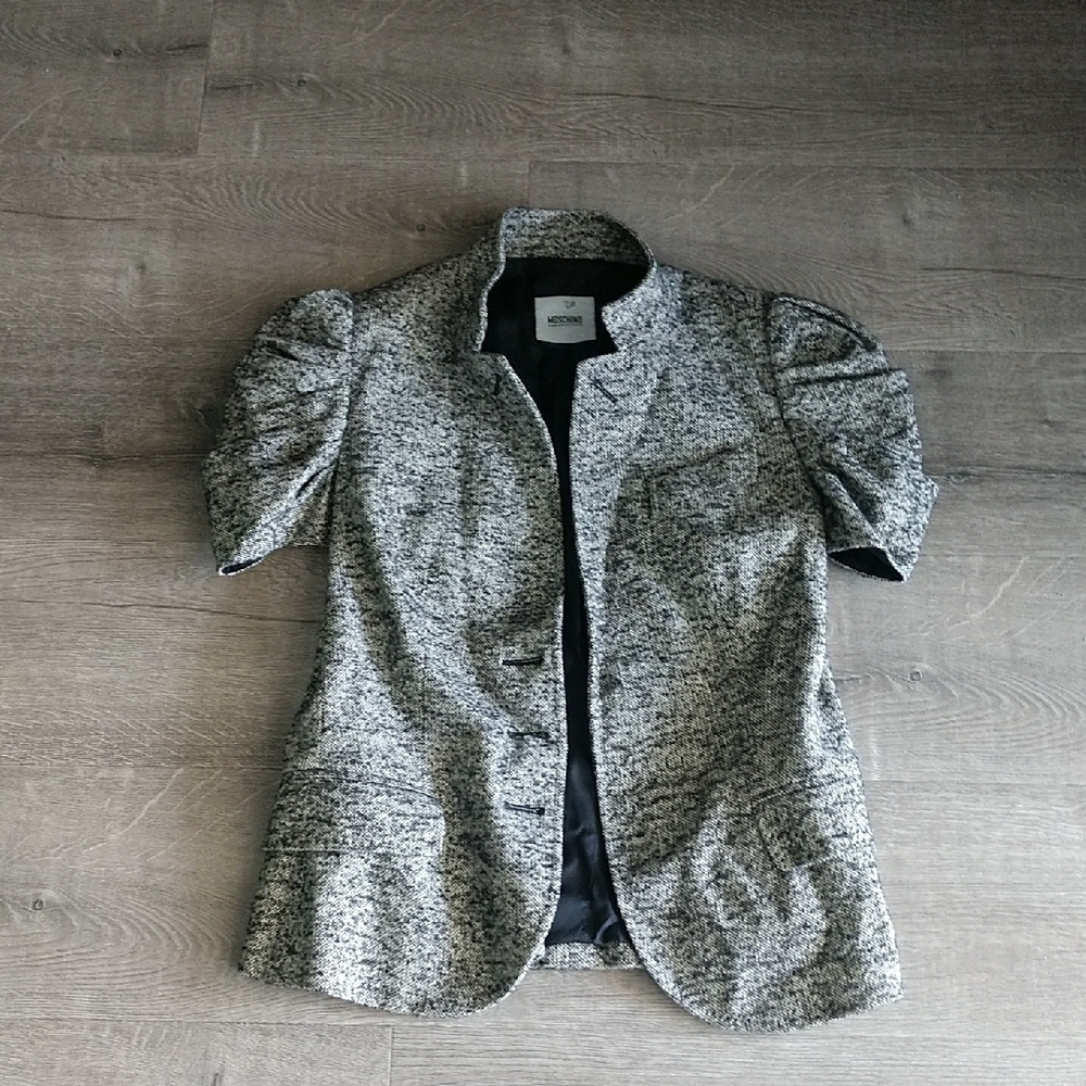 Moschino Wool Puff Sleeve Jacket
